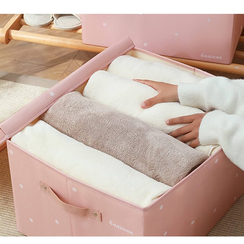 Amazon.co.jp: CIANAP 収納ボックス 折り畳み ピンク 可愛い